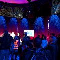 Presentation inside core of booth